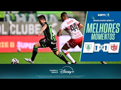 AMÉRICA-MG E CRB EMPATAM NA ARENA INDEPENDÊNCIA PELA SÉRIE B | MELHORES MOMENTOS
