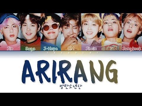 BTS - ARIRANG (Color Coded Lyrics Eng/Rom/Han)