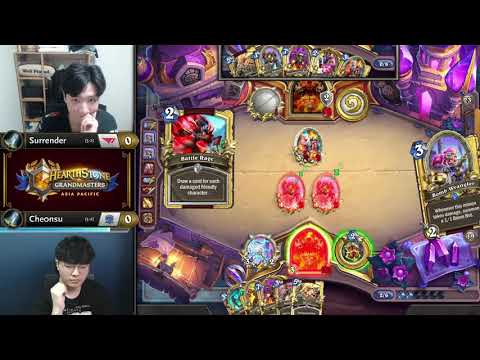 Surrender vs che0nsu - Group A Winner - Hearthstone Grandmasters Asia-Pacific 2020 Season 1 - Week 1