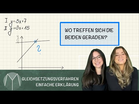 Gleichsetzungsverfahren I Einfache Erklärung