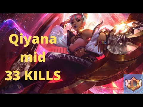 Qiyana mid True Damage 33 kills