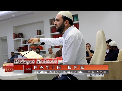Fatih Efe -  Mektubat - On Altıncı Mektup - Beşinci Nokta - Beşinci Mesele