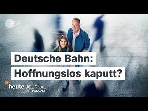 Video Thumbnail: Deutsche Bahn: Hoffnungslos kaputt? Mit Claus Weselsky | heute journal - der podcast