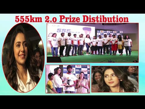 Rakul Preet Singh Film Actress 555km 2.o Prize Distibution Walk in Visakhapatnam
