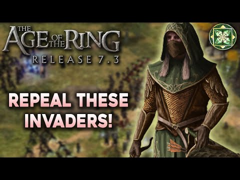 Age of the Ring mod 7.3 | Playing as Woodland Realm in a 2v2 | The Silvan Elves!