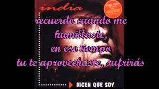 No  me Conviene -La India - Letra