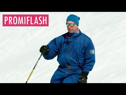Skurrile Verkleidung: So fuhr König Charles inkognito Ski