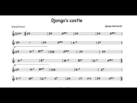 Django's Castle - (bpm 92) Gypsy - Jazz Backing Track / Play Along