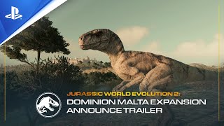 Jurassic World Evolution 2 - Bande annonce de l'extension Dominion Malta | PS4, PS5