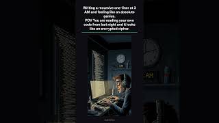 The dangers of late night coding sessions | Code Infinity #shorts