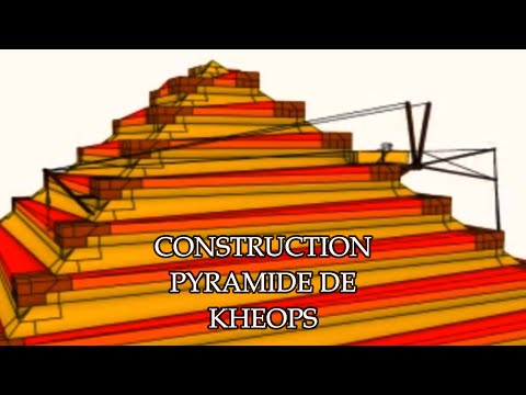 Construction de la pyramide de Khéops - égyptologie