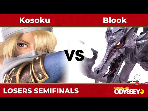 SSO 47 - Kosoku (Sheik) VS Blook (Ridley, Wolf) - Losers Semifinals - SSBU