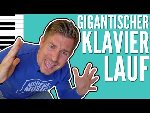 Gigantischer Klavierlauf - Schaffst Du es perlende Arpeggios zu spielen?