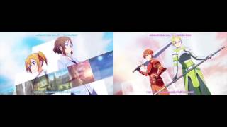 Download lagu SAO 2 Opening 2 and 3 Courage Dual Screen mp3 Download lagu SAO 2 Opening 2 and 3 Courage Dual Screen mp3