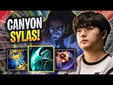 CANYON IS A MONSTER WITH SYLAS! - DK Canyon Plays Sylas JUNGLE vs Gragas! | Season 2023