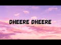 Dheere Dheere Lyrics Devara NTR Janhvi Kapoor Anirudh Shilpa Rao