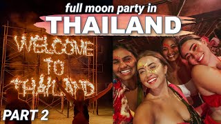 Full Moon Party in THAILAND! Koh Tao + Koh Pha'ngan Travel Vlog | 2022