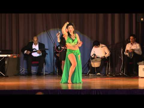 OTF closing gala Dorit Arobas  classic oriental dance  to live music 22.3.15  Video Avi Has