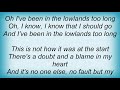 Gillian Welch - Lowlands Lyrics