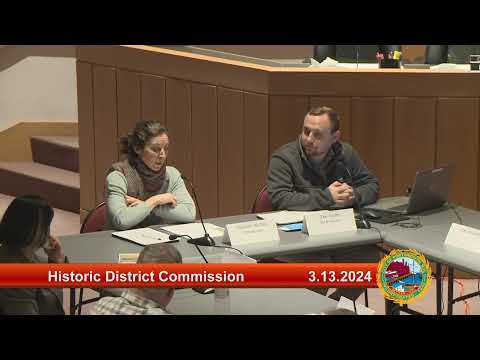 3.13.2024 Historic District Commission Work Session