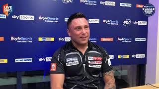 Gerwyn Price: “Thesedays they're all chasing me and I don't worry about anybody else”