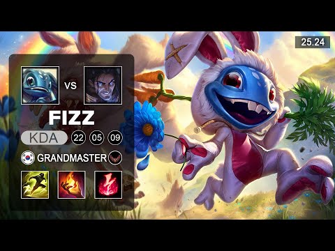 Fizz vs Sylas Mid - KR Grandmaster - Patch 25.24 Season 15