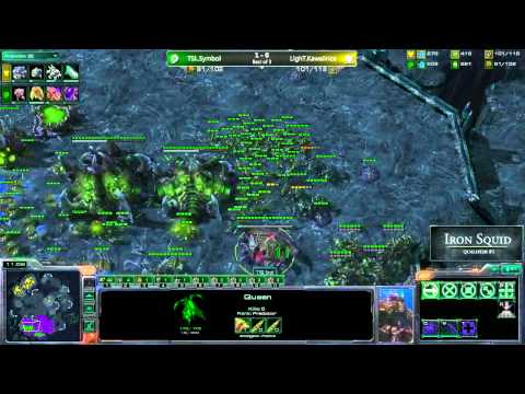 Iron Squid Qualifier #1 - G2 - LighT.Kawaiirice (T) v TSL.Symbol (Z)