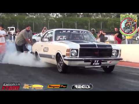 Celso Camargo - Opala 6 cil turbo mais rápido do Brasil! 402m em 7.612s! Recorde no Velopark!