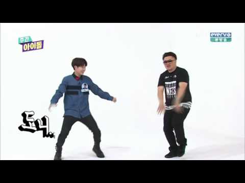 151203 Weekly Idol INFINITE Sungkyu's weird dance