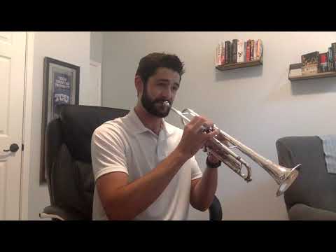 TMEA All-State 2020-2021 Trumpet Etude 2, Part 1. Voxman p 8, pick up to 1-16