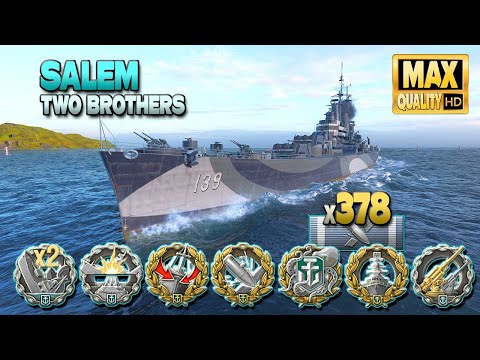 Cruiser Salem: Achievement spam^^ - World of Warships