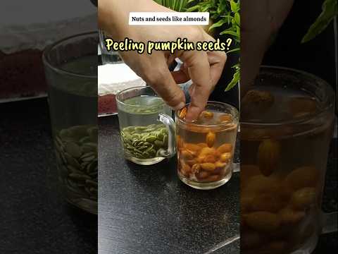 tips and tricks episode 108: peeling pumpkin seeds? #shortsfeed