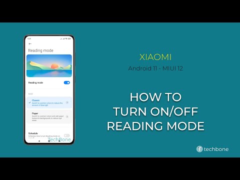How to Turn On/Off Reading mode - Xiaomi [Android 11 - MIUI 12]