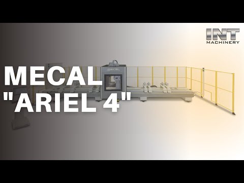 MECAL "Ariel 4" 4 axes CNC machining centre for aluminum profiles