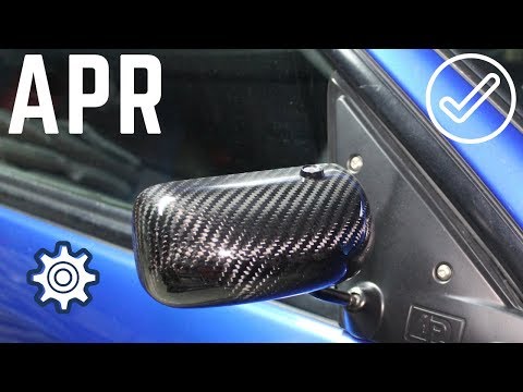 APR Formula GT3 Carbon Fiber Mirrors for 2004-2007 WRX STi Impreza Install