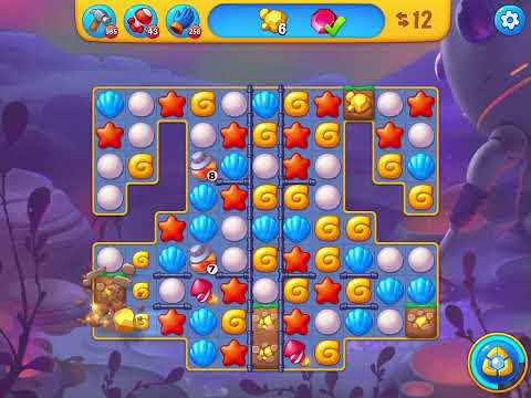 Fishdom level 6250 no boosters フィッシュダム ノーマル [Friend's]