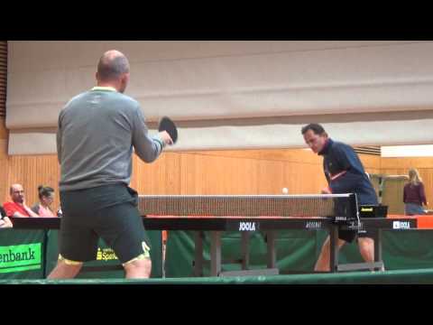 Warm Up Table Tennis Exhibition Saive  Jean Michel and Philippe 20150528 Gaimersheim  4