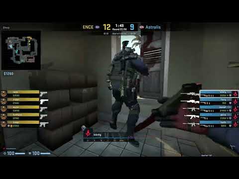 CS:GO POV Demo Astralis k0nfig (24/21) vs ENCE (de_mirage) @ ESL Pro League Season 16