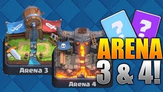 Clash Royale "WIN EVERY TIME!" Arena 3 & 4 Deck Strategy! BEST Level 4-7 Cards! (Pro/Beginner Tips)