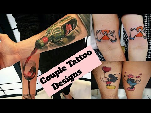 20 Beautiful Couple Tattoo Designs// Couple tattoo ideas