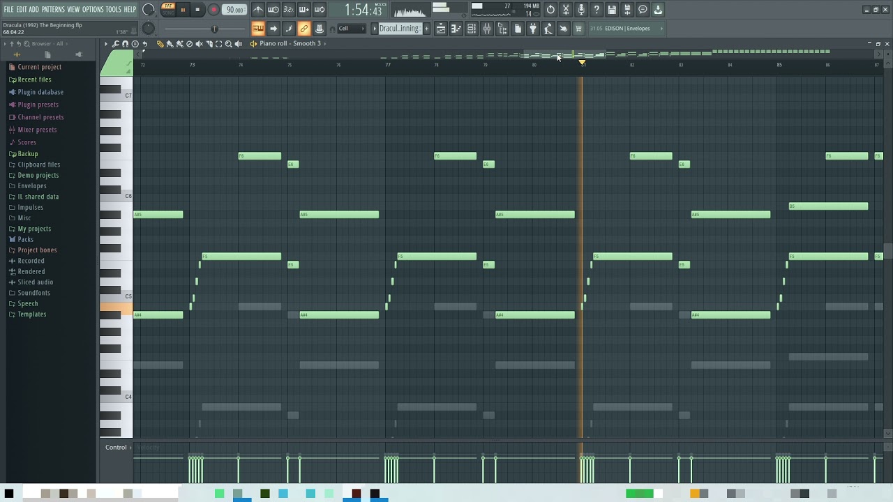 Dracula (1992) Theme (cover with VST plugins)
