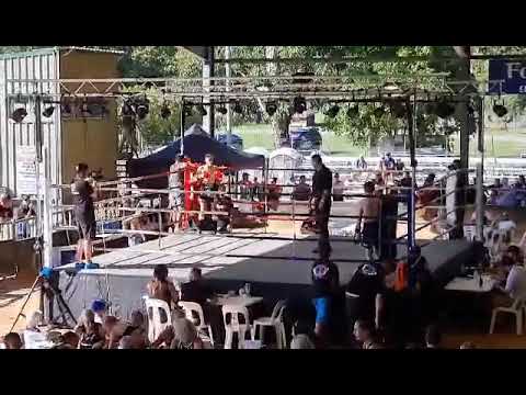 Zach Lockyer 2nd fight at Bucking and Fighting show 2021