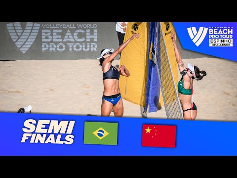 Carol/Barbara vs. Xue/X. Y. Xia - Semi Finals Highlights Espinho 2023 #BeachProTour