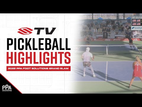 Ben Johns' Perfect Drop Shot Pickleball Highlight - 2022 Foot Solutions Grand Slam Mixed Doubles