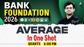 Bank Foundation 2026 | Average In One Shot | Bank Exams 2026 | Quants By Navneet Tiwari