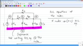 Mod-01 Lec-06 Circuit analysis; Number of KCL and KVL equations in a circuit; Nodal analysis