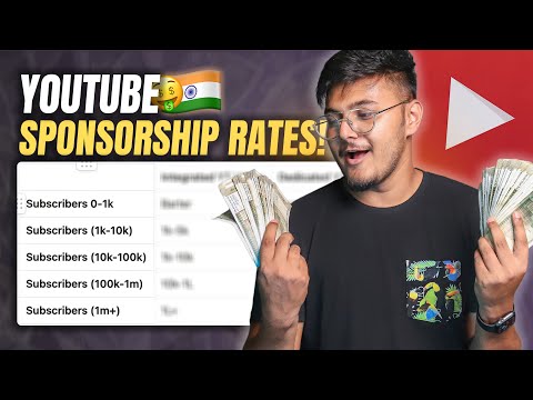 Sponsorship Ka Kitna Paisa Milta Hai YouTube Sponsorship Rates In India 