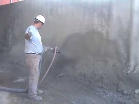 X 10 Shotcrete Pump Operation
