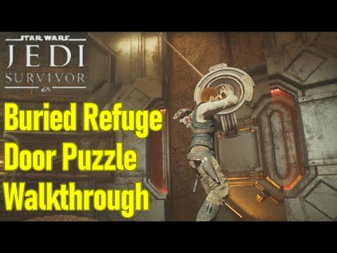 Star Wars Jedi Survivor buried refuge door puzzle solution guide