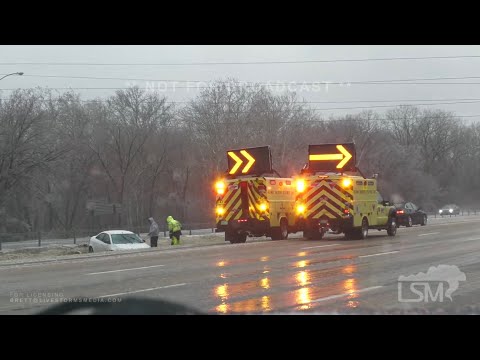 02-03-2022 Memphis, TN - Numerous Accidents I55 & I40 - Heavy Icing